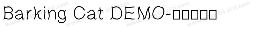 Barking Cat DEMO字体转换